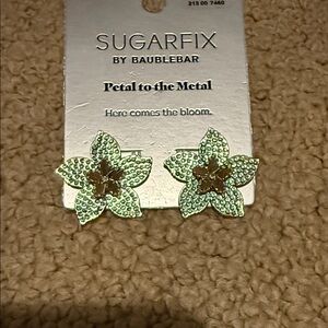 Sugarfix by BaubleBar Floral Earrings - Green